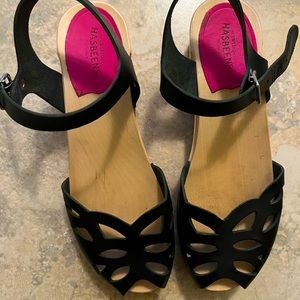 Swedish Hasbeens platform sandal